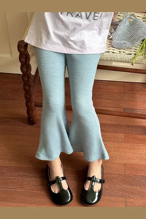 LULU & SKY Girls High-Rise Trousers