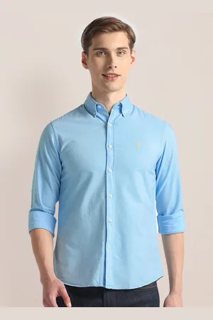 U.S. Polo Assn. Button-Down Collar Long Sleeves Casual Shirt