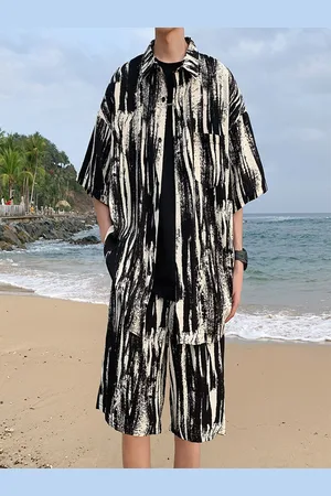 Stylecast Printed Shirt Collar Neck Shirt With Shorts Co-Ords