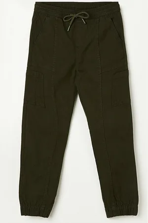 Lifestyle Boys Mid-Rise Pure Cotton Joggers