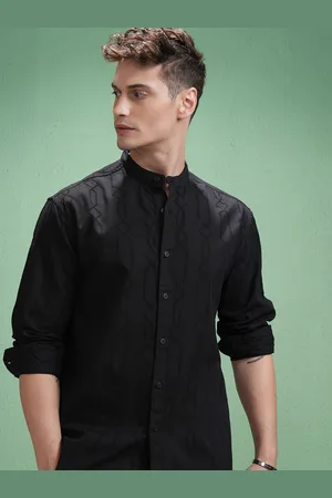 Highlander Men Opaque Printed Casual Shirt
