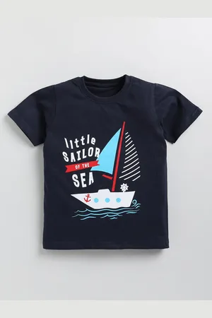 Toonyport Boys Graphic Printed Round Neck Cotton T-shirt