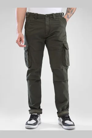 SPYKAR Men Mid Rise Cargo Trousers