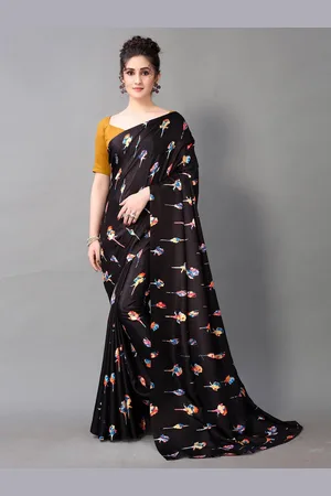 HRITIKA Floral Printed Saree