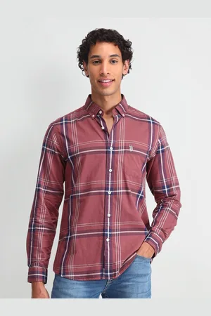 Ralph Lauren Men Smart Slim Fit Opaque Checked Casual Shirt