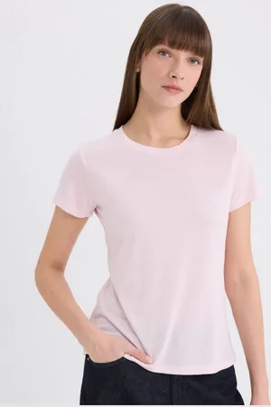 DeFacto Women Extended Sleeves Applique T-shirt