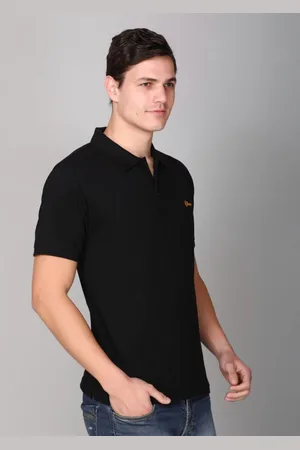 Obaan Men Polo Collar Pockets T-shirt