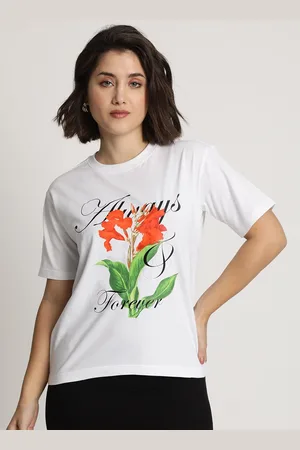 IVOC Women Typography Printed T-shirt