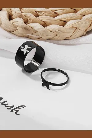 DressBerry Set Of 2 ButterflyRing