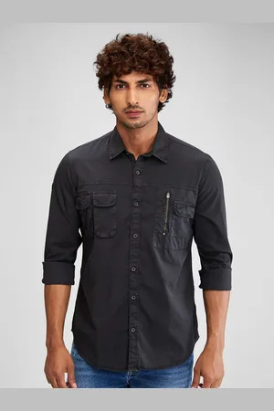 SPYKAR Men Slim Fit Opaque Casual Shirt