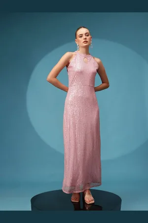 BAESD Women Embellished Sequined Sheath Maxi Dress