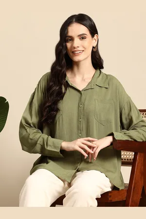 Mast & Harbour Women Opaque Casual Shirt
