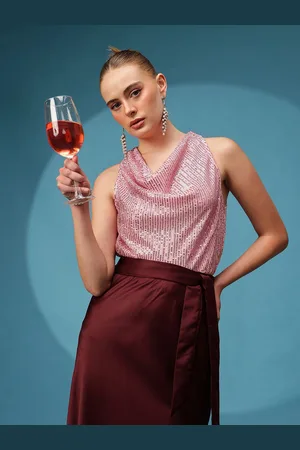 Roadster The Lifestyle Co Embellished Sleeveless Top