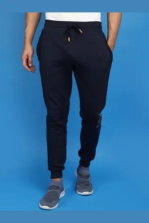 V-Mart Men Mid-Rise Terry Cotton Joggers