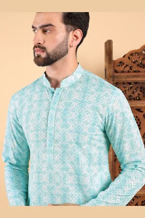 House of Pataudi Printed Straight Kurta