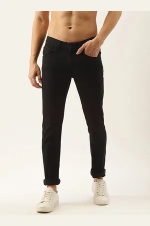 Flying Machine Men Black Jackson Skinny Fit Low-Rise Stretchable Jeans