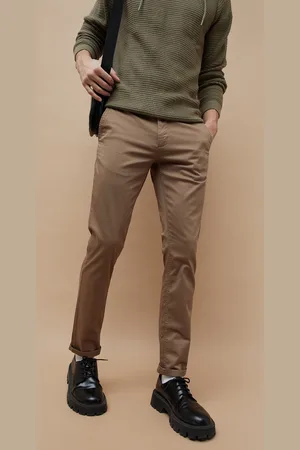 Lifestyle Men Tapered Fit Chinos Trousers