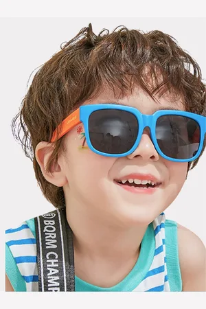Little Surprise Box LLP Kids 3 Fold Square Frame Anti Ultraviolet Sunglasses