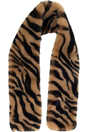 Kazo Abstract Printed Acrylic Scarf