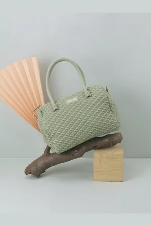 All Things Mochi Women Textured Structured Handheld Bag