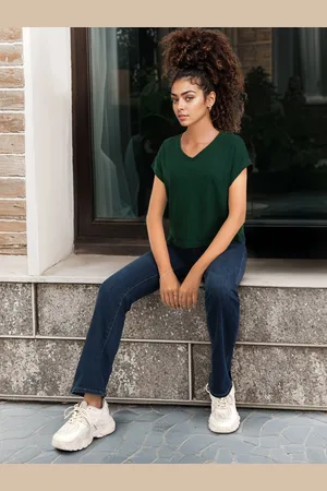 DressBerry V-Neck Extended Sleeves T-shirt