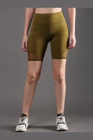 The Dance Bible Women Slim Fit High-Rise Sports Shorts
