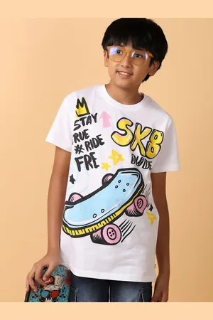 V-Mart Boys Graphic Printed T-shirt