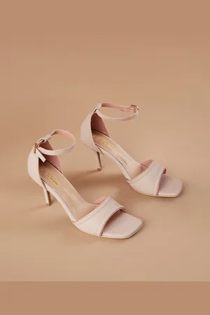 Lifestyle Women Square Peep Toe Heels