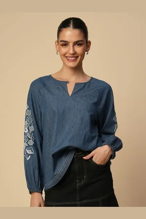 Chemistry Embroidered Cotton Top