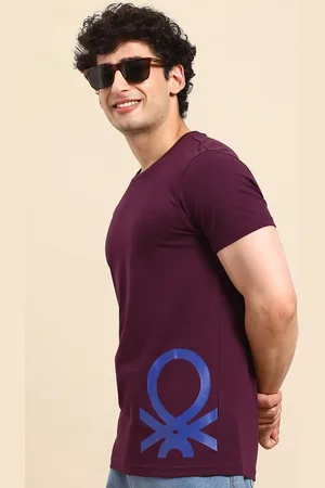 Benetton Men Brand Logo Printed T-shirt