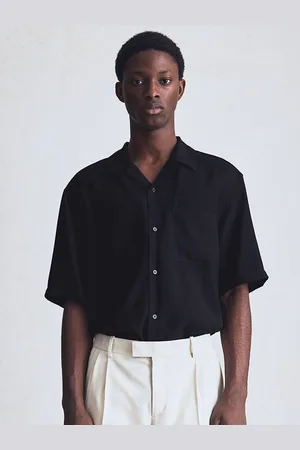H&M Regular Fit Crinkled Resort Shirt