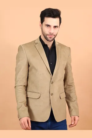 Wintage Corduroy Cotton Single Breasted Blazers