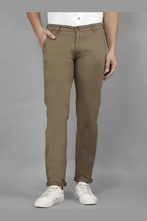 Canary London Men Smart Slim Fit Wrinkle Free Chinos Trousers