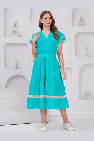 Kalini Women Fit & Flare Midi Dress