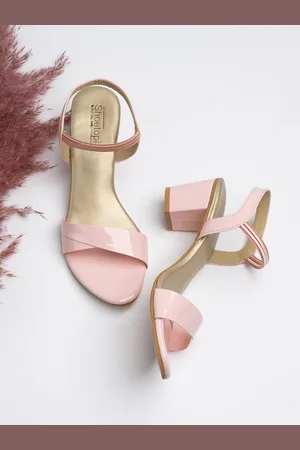 Shoetopia Girls Open Toe Block Sandals