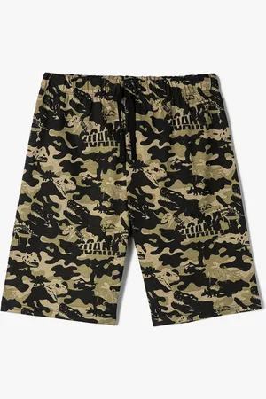 Koton Boys Camouflage Printed Pure Cotton Shorts
