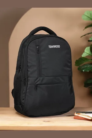 Teakwood Leathers Typography Print Backpack - 30L