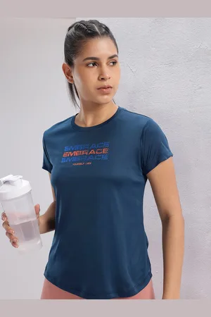 HRX Twin Collection Typography Printed Rapid-Dry Training T-shirt