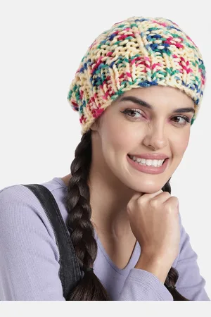 Magic Needles Unisex Multicoloured Handknitted Beanie