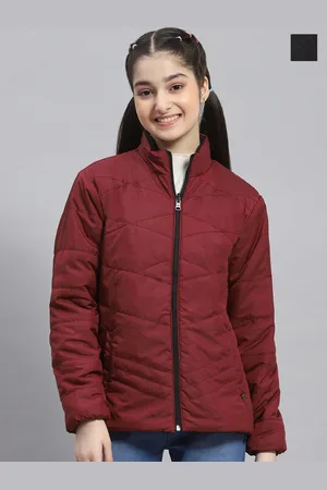 Monte Carlo Girls Reversible Mock Collar Padded Jacket