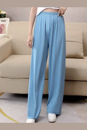LULU & SKY Girls Straight Fit High-Rise Trousers