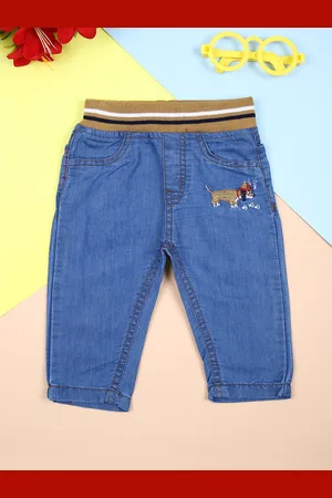 V-Mart Kids Mid-Rise Low Distress Stretchable Jeans