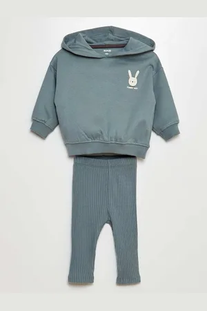 KIABI Boys Printed hooded Sweatshirt With Trouser