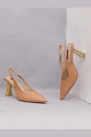 Sherrif Women Pointed Toe Block Heel Sandal