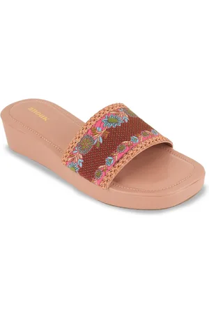 Anouk Women Ethnic Embellished Flatform Sandals