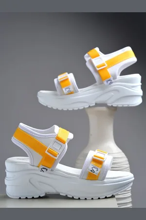 Shoetopia Girls Open Toe Buckles Detailing Wedge Sandals