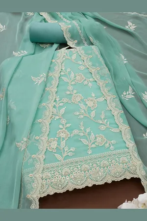 Soch Floral Embroidered Sequinned Unstitched Dress Material