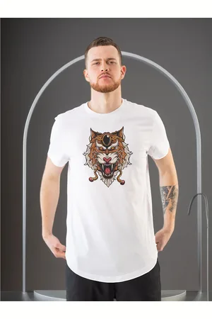 Moda Rapido Men Graphic Printed Round Neck Regular Fit T-shirt