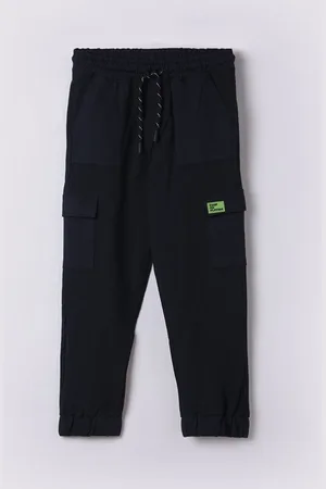 Lifestyle Boys Cotton Mid Rise Joggers