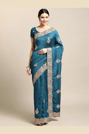 Warthy Ent Embroidered Saree